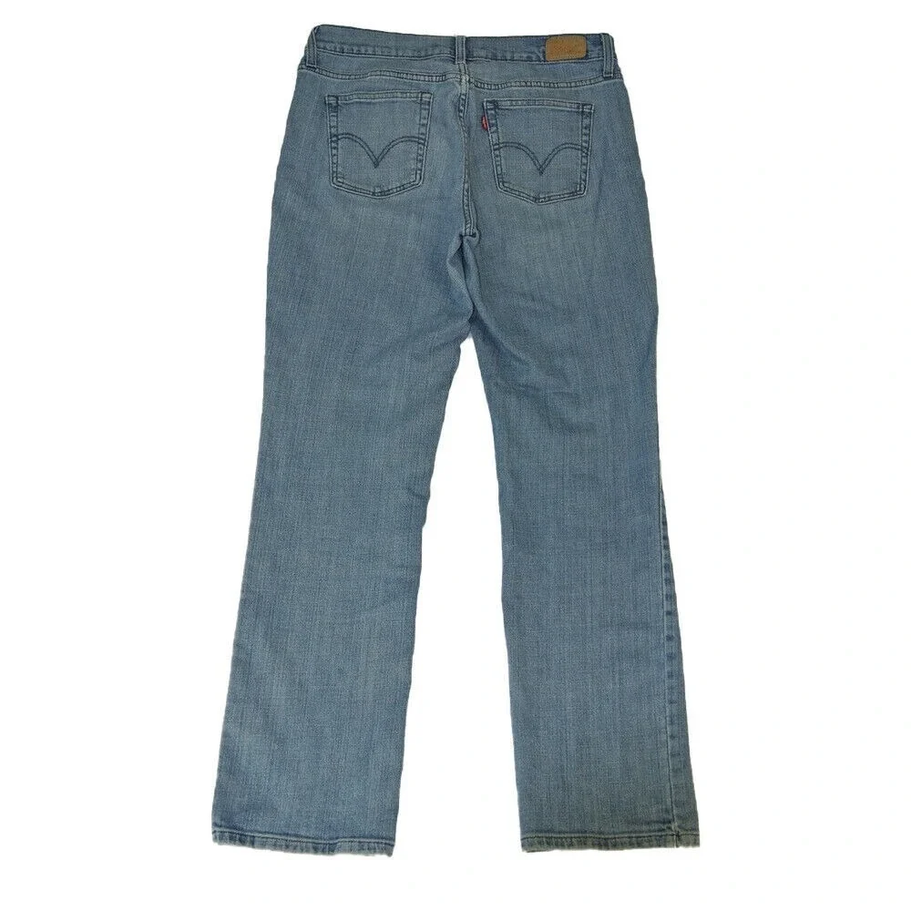 Levi's 505 jeans Women's size 12 medium 34 x 32 flex stretch‎ blue denim pants